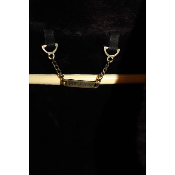 Manzari New York Brown Shearling Spanish Merino Fur Coat Jacket Size 38 - Picture 6 of 12